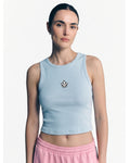 Crop Top                                                Baby Blue