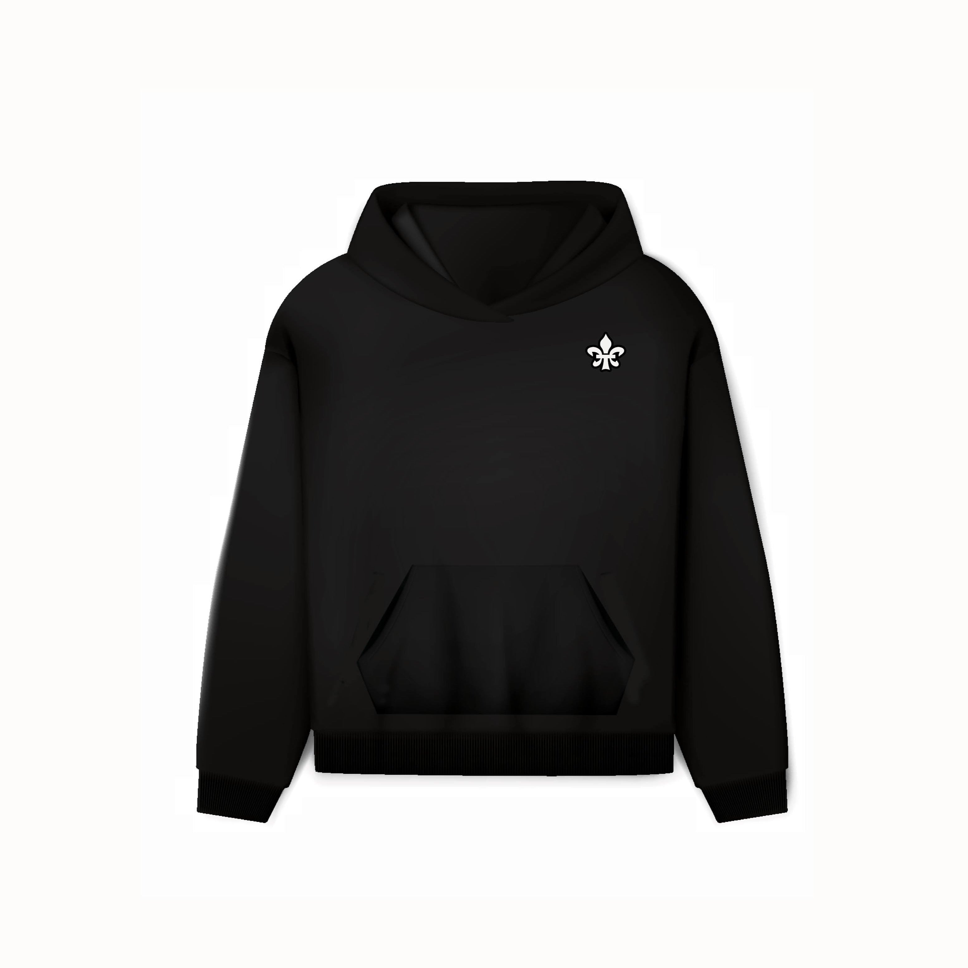 (TREVI) Vintage Hoodie                           Black