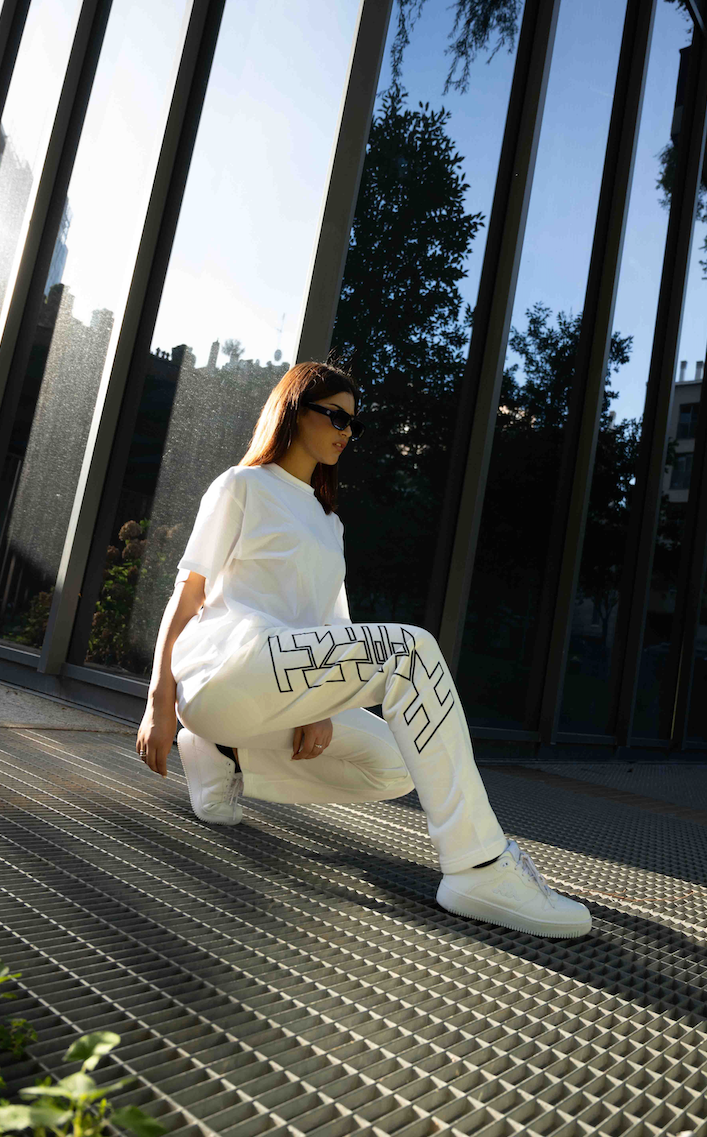 Trevi Sweat Pants - White