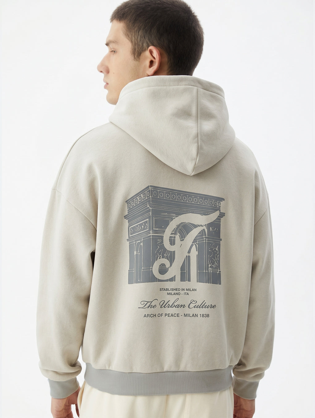 Arch of Piece Hoodie                         Off White